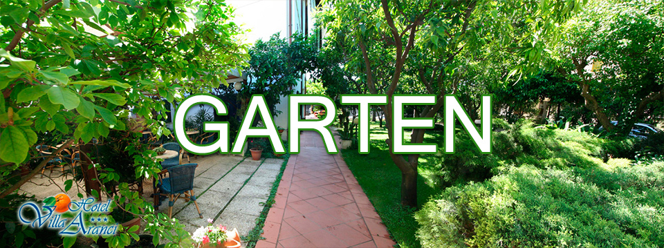 Garten - Hotel Villa Aranci